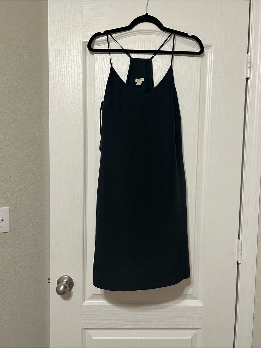 Simple Black Slip Dress